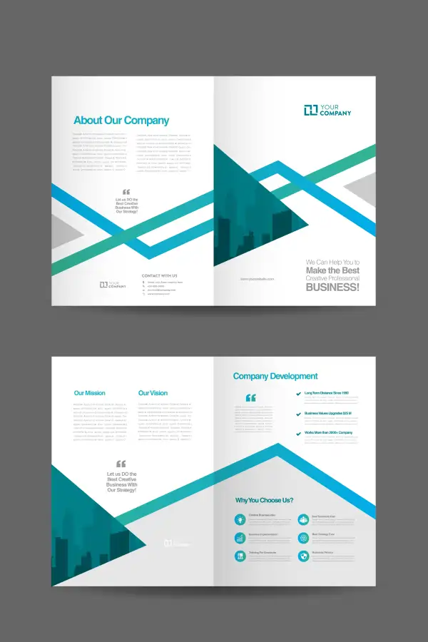 A4 Bi-fold Brochures