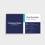 One Sided Business Cards