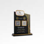 3D Acrylic QR Code & Payment Stands
