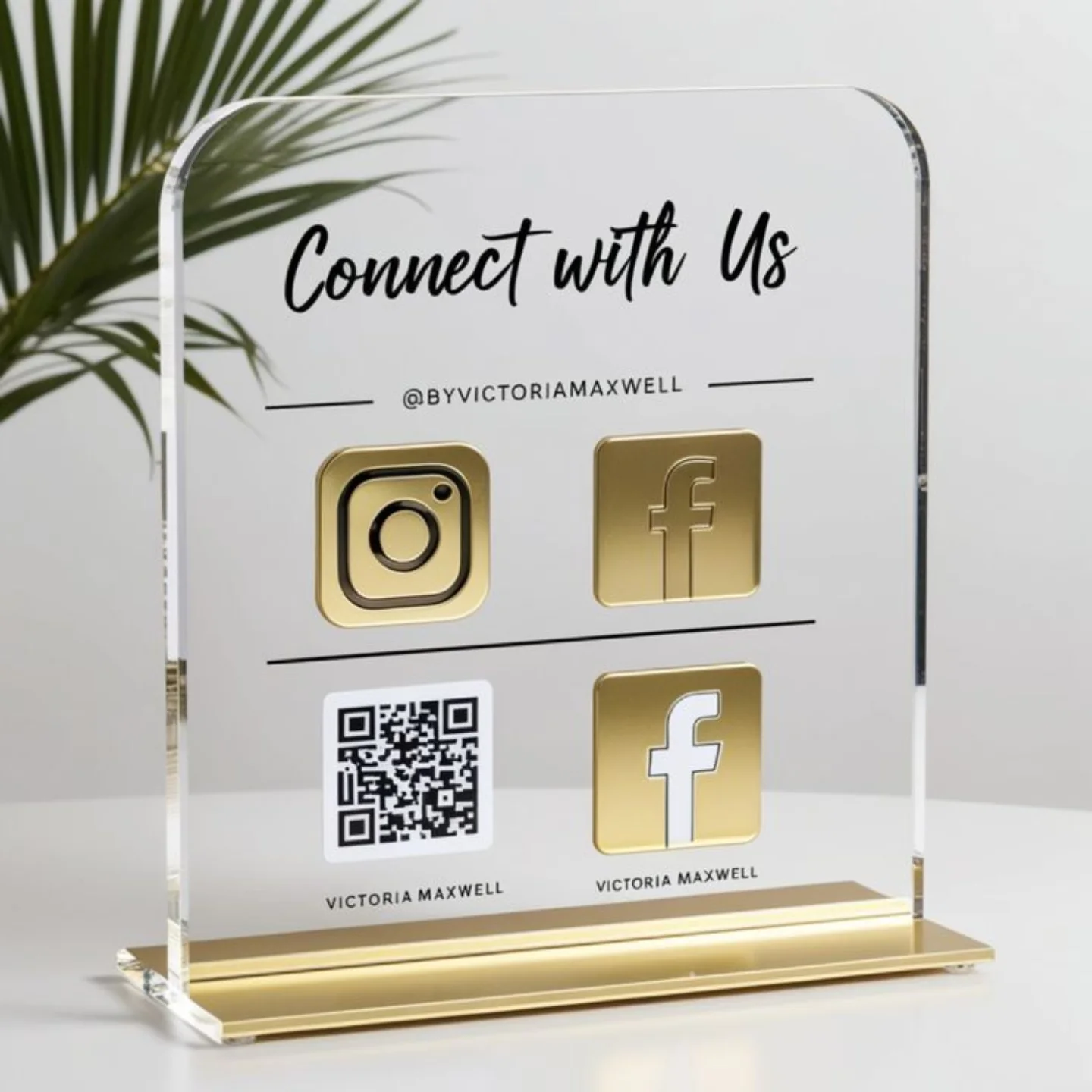3D Acrylic QR Code & Payment Stands - Image 3