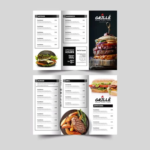 Tri-fold Food/Drinks Menu