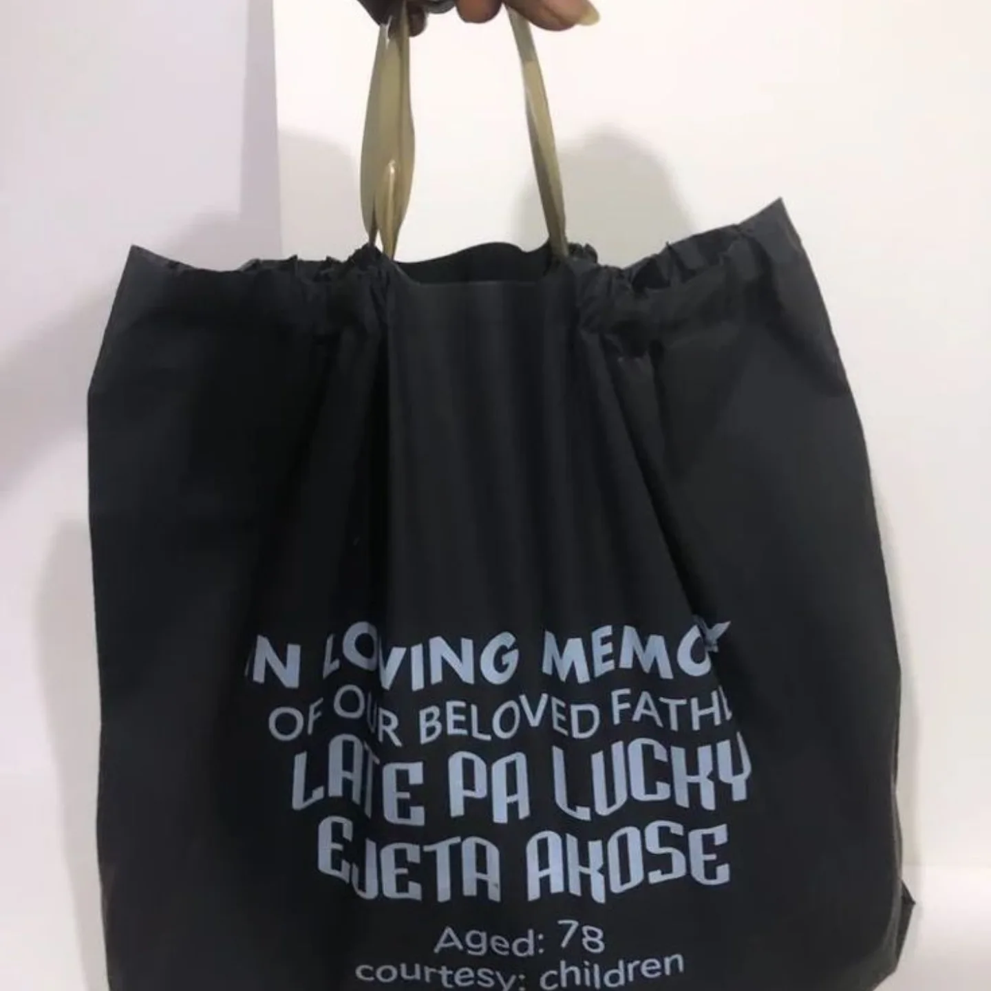 Large Drawstring Bag