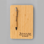 Wooden Notepad with Pen