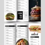Tri-fold Food/Drinks Menu
